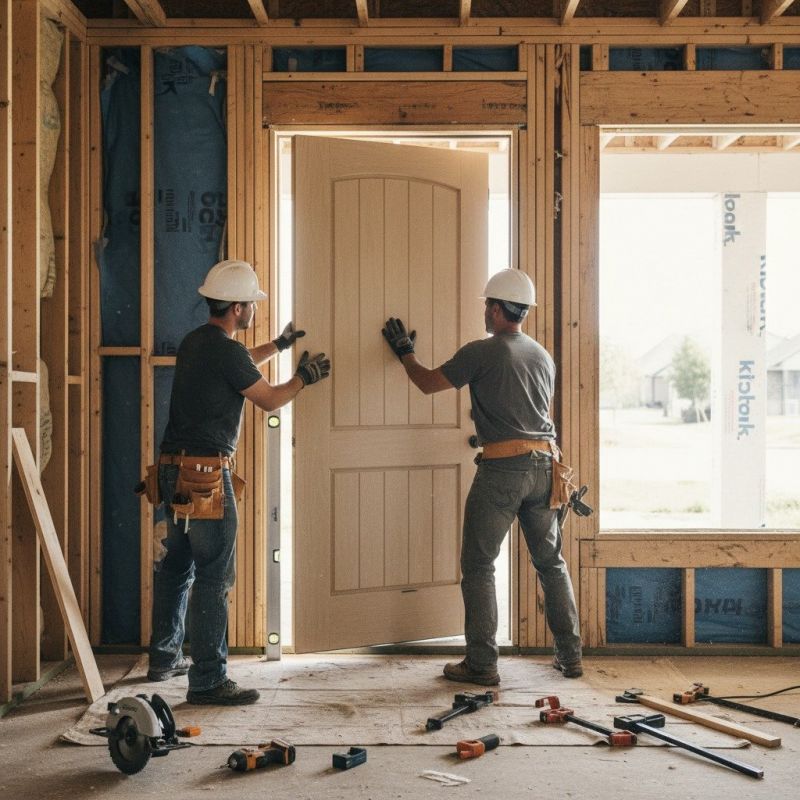 Business Door Installation detail